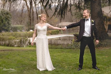 Bride and groom Mari Crea Photography