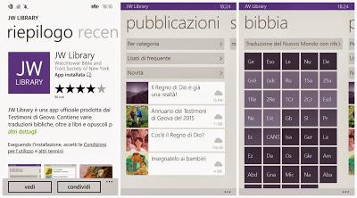 JW Library per Windows Phone si aggiorna alla versione 1.5.0 e risolve i problemi di crash JW Library per Windows Phone si aggiorna alla versione 1.5.0 e risolve i problemi di crash