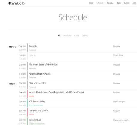 Apple ufficializza la data e l’ orario del WWDC 2015 insieme alla cronologia del programma!