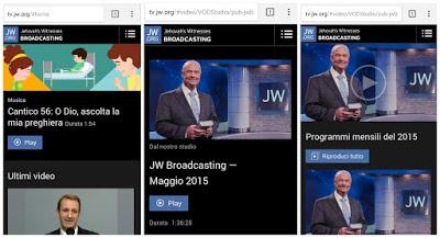 Come trasmettere i video di JW Broadcasting sulla TV con Chromecast