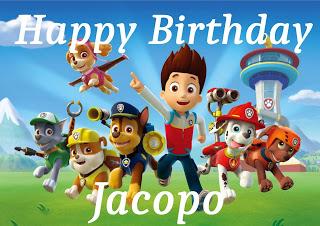 Il compleanno di Jacopo