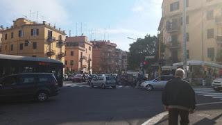 Fuori alla metro Battistini, luogo dell'incidente, ridipinte le strisce pedonali. La città che annega nella cattiva fede e nell'ipocrisia