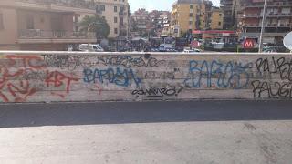 Fuori alla metro Battistini, luogo dell'incidente, ridipinte le strisce pedonali. La città che annega nella cattiva fede e nell'ipocrisia