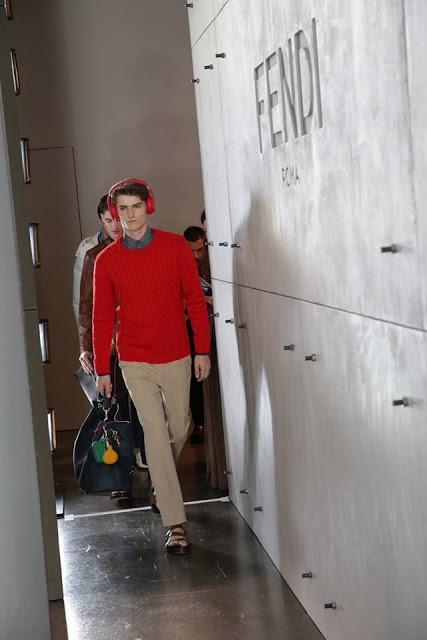 #BACKSTAGEDIARY: Fendi s.s '15 Menswear Collection.