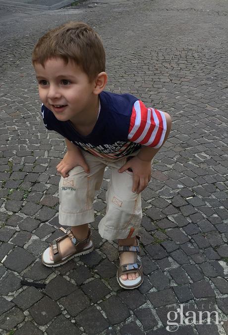 Scarpine bimbo: Andrea sceglie Garvalin sandaletti bimbo garvalin