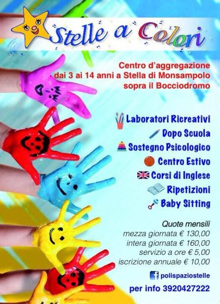 Stelle a colori – Parte il centro estivo Centro estivo 2015