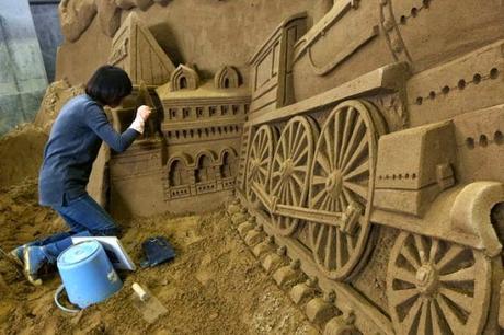 La Russia nell'immaginario degli scultori di sabbia.