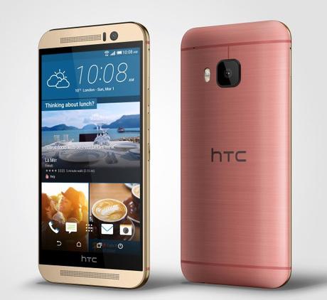 HTC One M9 nella colorazione rosa sarà disponibile dal 29 maggio