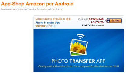 Photo Transfer App gratis solo per oggi su Amazon App Shop