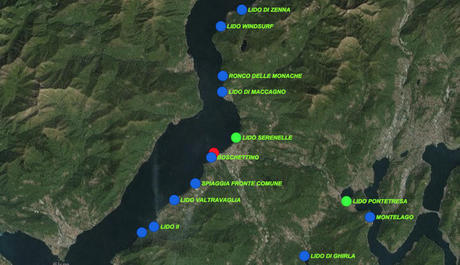 La situazione balneabilità sul Lago Maggiore (asl.varese.it)