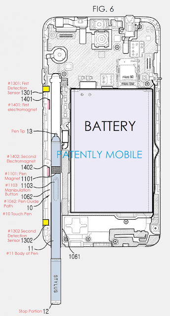 Samsung pensa a come estrarre la S Pen forse per il Galaxy Note 5