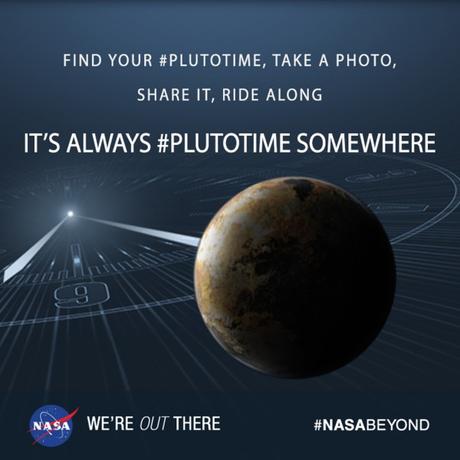 Infografica. Pluto Time è una tool della NASA facile da usare e divertente allo stesso tempo. Vuoi conoscere quanta luce c'è su Plutone a mezzogiorno?  Crediti: NASA/JPL 