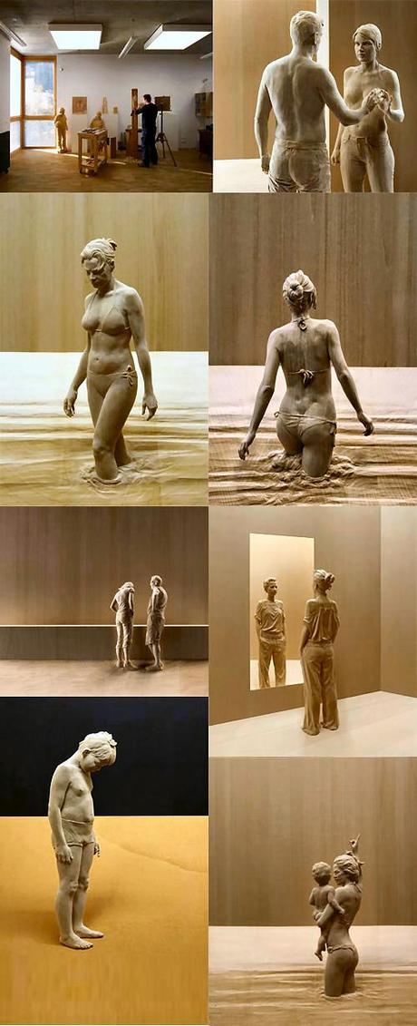 Le incredibili sculture ligneee di Peter Demetz