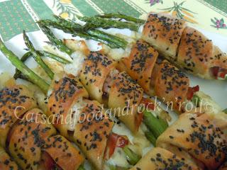 Cannoli salati di asparagi e speck 2.0
