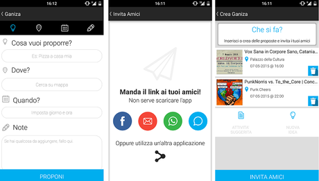 Ganiza, l’app ideale per organizzare eventi e attività con i tuoi amici!