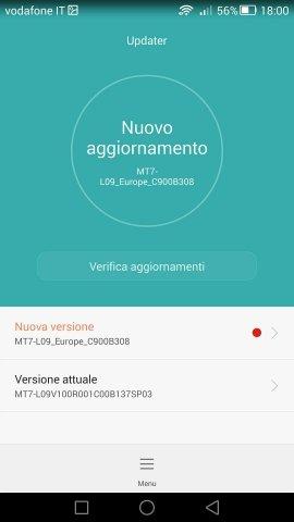 Huawei Mate 7 si aggiorna ad Android Lollipop 5.1