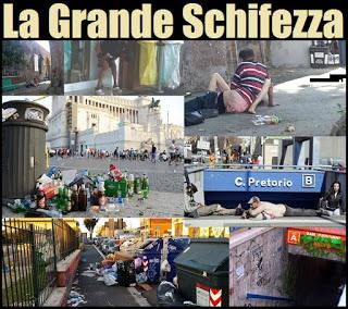 La grande schifezza: Roma città sporca e degradata!