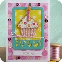 24 - sizzix big shot - card cucpcake - fustelle