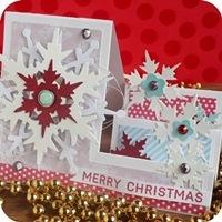 27 - sizzix big shot - christmas step card - fustelle