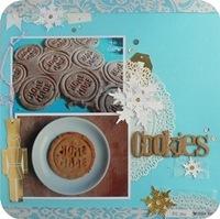 32 - sizzix big shot - scrapbookig layout - fustelle