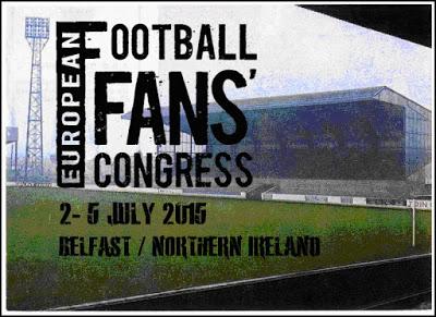 EFFC2015 - Programma del Congresso Europeo dei Tifosi di Calcio, Belfast dal 2 al 5 Luglio