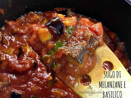 Sugo di melanzane e basilico sugo di melanzane e basilico