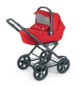 cam linea sport carrozzina, rosso