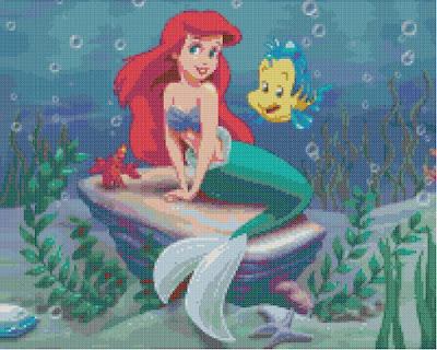 Schema per il punto croce: Principessa Disney Ariel_10