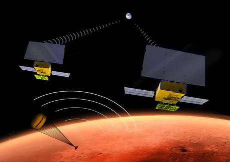 I due MarCO (Mars Cube One) CubeSat della NASA prenderanno il volo nel marzo 2016, come il prossimo lander marziano statunitense InSight. Crediti: NASA/JPL-Caltech