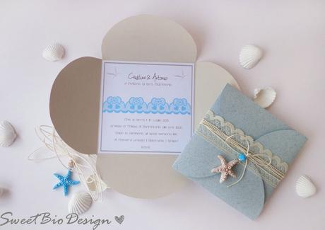 Partecipazioni di Nozze stile Marino - Wedding invitations Marine style