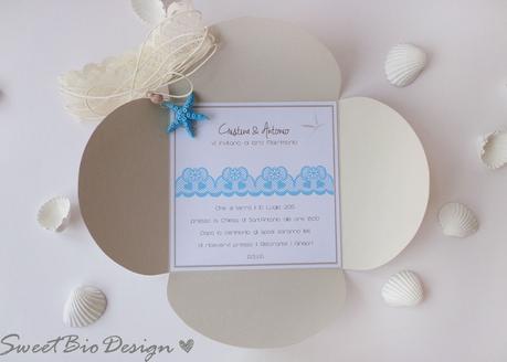 Partecipazioni di Nozze stile Marino - Wedding invitations Marine style