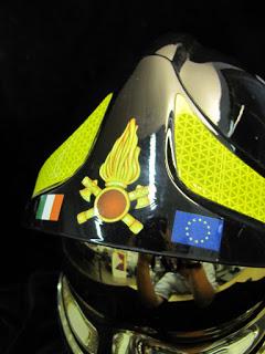 Il casco italiano Sicor VFR 2009 del Corpo Nazionale dei Vigili del Fuoco