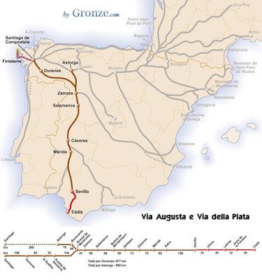 Itinerario Via della Plata Spagna