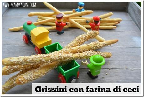 Grissini con farina di ceci