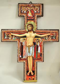 Schema per il punto croce: Crocifisso di Assisi