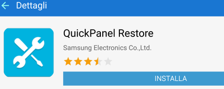 quickpanel restore