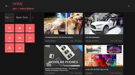 MyTube debutta sul Windows Store e diventa Universal App