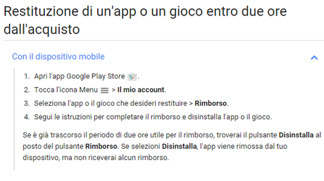 Ecco come ottenere un rimborso sul Google Play Store per Applicazioni e Giochi