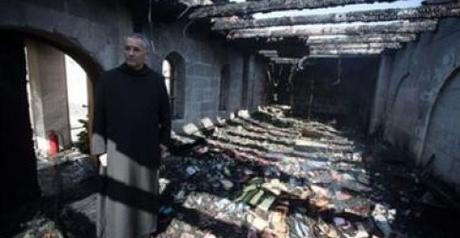 ISRAELE : Incendio alla chiesa della moltiplicazione dei pani