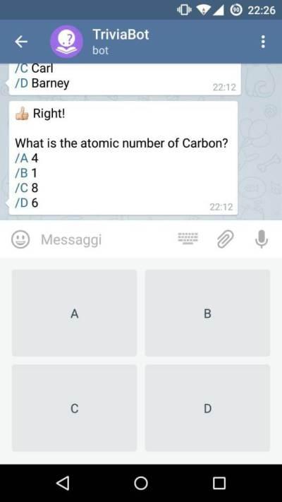 Telegram 3 TriviaBot