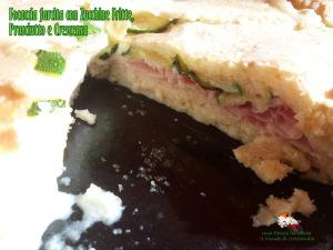 Focaccia di Kamut farcita con Zucchine fritte, Prosciutto e Crescenza: ritorno ad impastare 20150125_122706