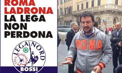 Salvini inizia a fare il Sindaco di Roma al posto di quell'incapace di Marino