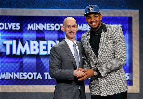 Karl-Anthony Towns prima scelta del Draft NBA 2015