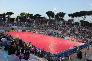 Stadio Nicola Pietrangeli, teatro dell'amichevole di futsal femminile Italia-Ungheria