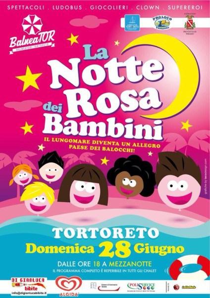 Notte rosa bambini_Tortoreto