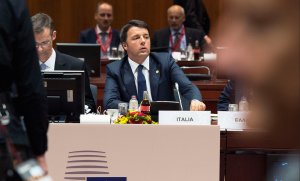 Renzi partecipa alla prima sessione del Consiglio europeo (Foto © Palazzo Chigi - flickr.com)