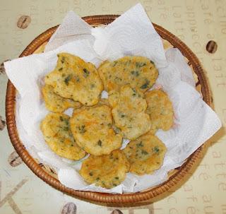 Frittelle con i fiori di zucca con farro e birra