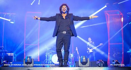 Renga#FrancescoInArena, il concerto evento da Verona in seconda serata su Italia 1