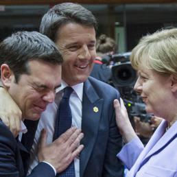 Default economico greco. Zia Angela (Dorothea Merkel) e i suoi ragazzi (Alexis e Matteo)