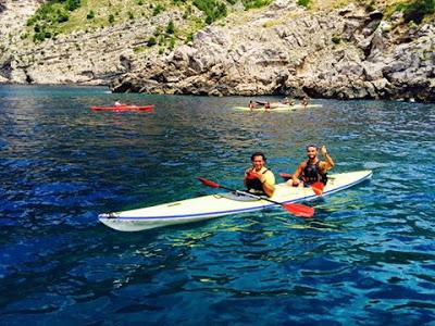 CANOA : Festa della Canoa a mare. POSITANO al 2° Posto